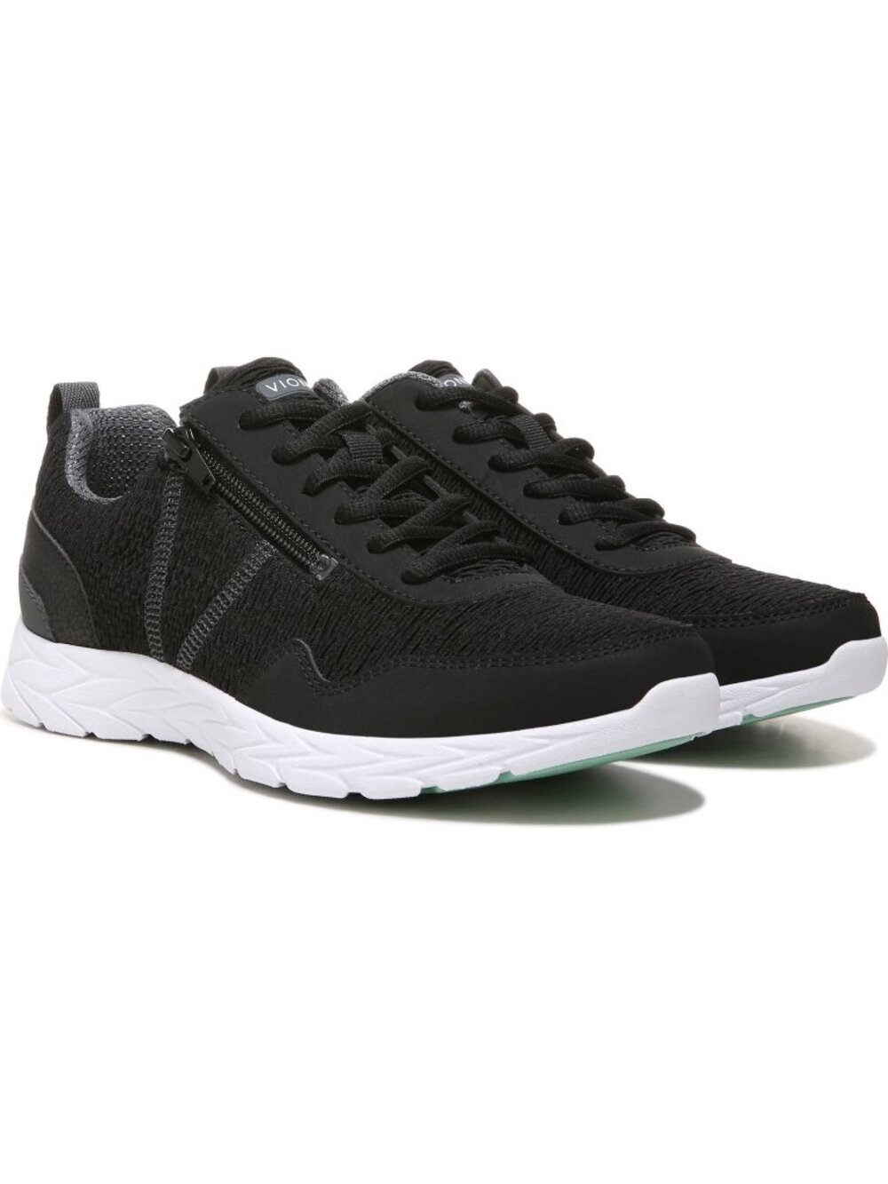 Vionic Jetta Black Sneaker New In Box 11 Wide